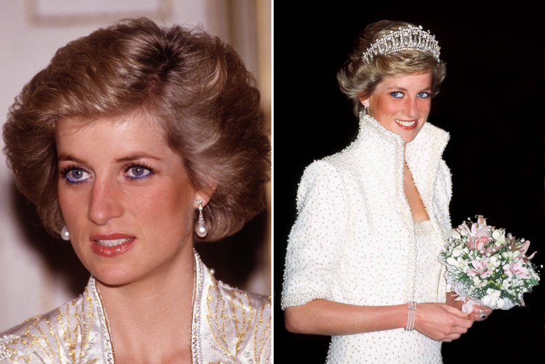 Prinzessin Diana Ohrringe und Armband 