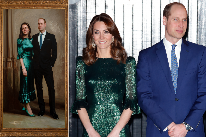 Offizielles Porträt von Prinz William Kate Middleton