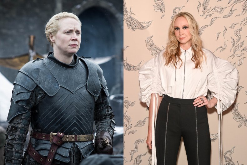 Brienne of Tarth and Gwendoline Christie