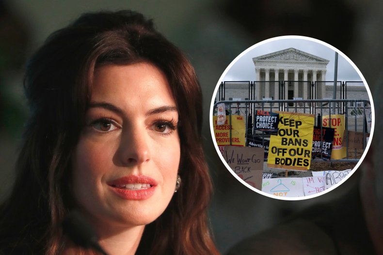 Anne Hathaway discusses Roe v. Wade