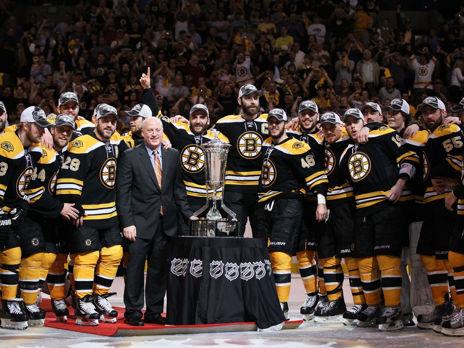 boston bruins celebration guy drinking out of stanley cup …
