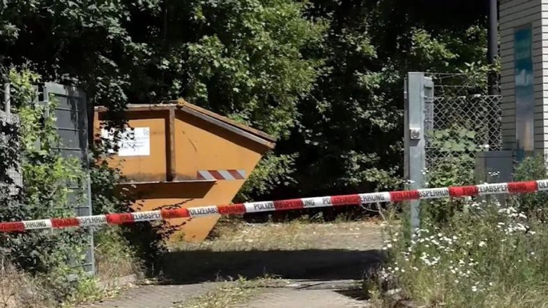 Scene where Anastasia's body was found
