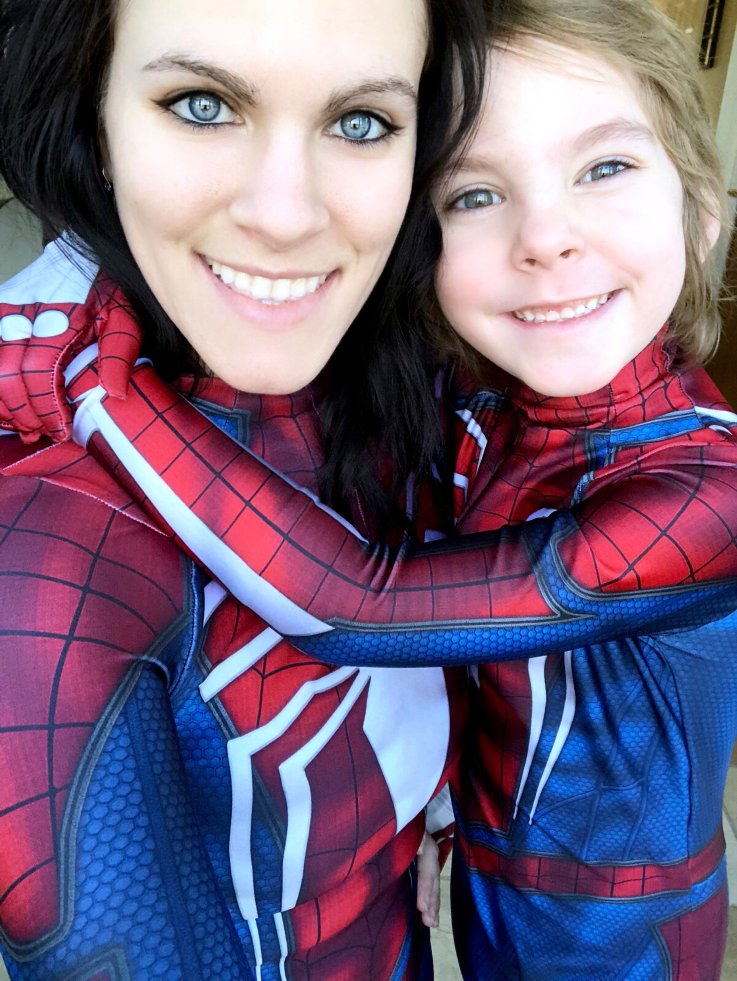 Spideymom and Spideykid in Philadelphia