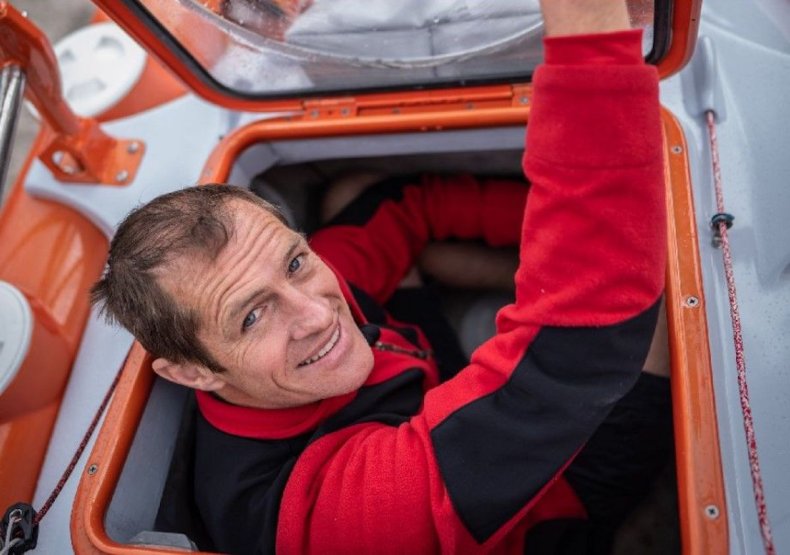 Andrew Bedwell dans le bateau Big C