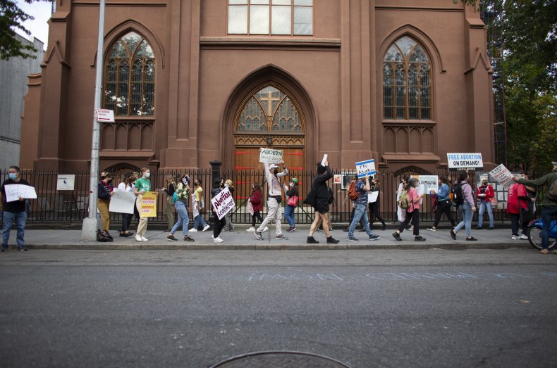 Catholic Church Abortion Protest