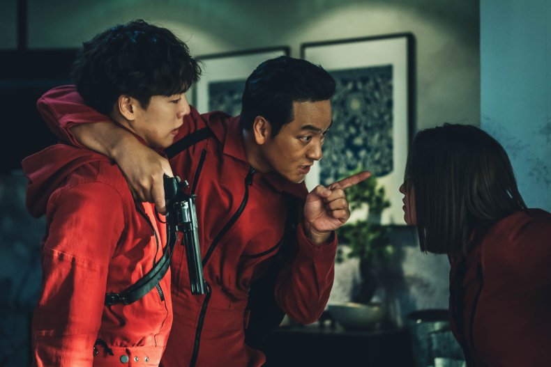 Parc Hae-soo dans "Money Heist Corée."