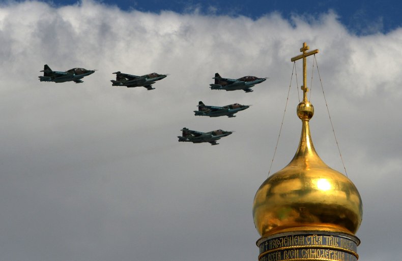 Russian Su-25 assault aircraft