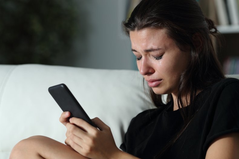 crying woman