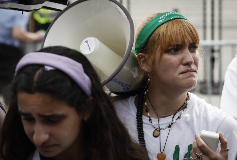 Abortion Protest Outside the Supreme Court