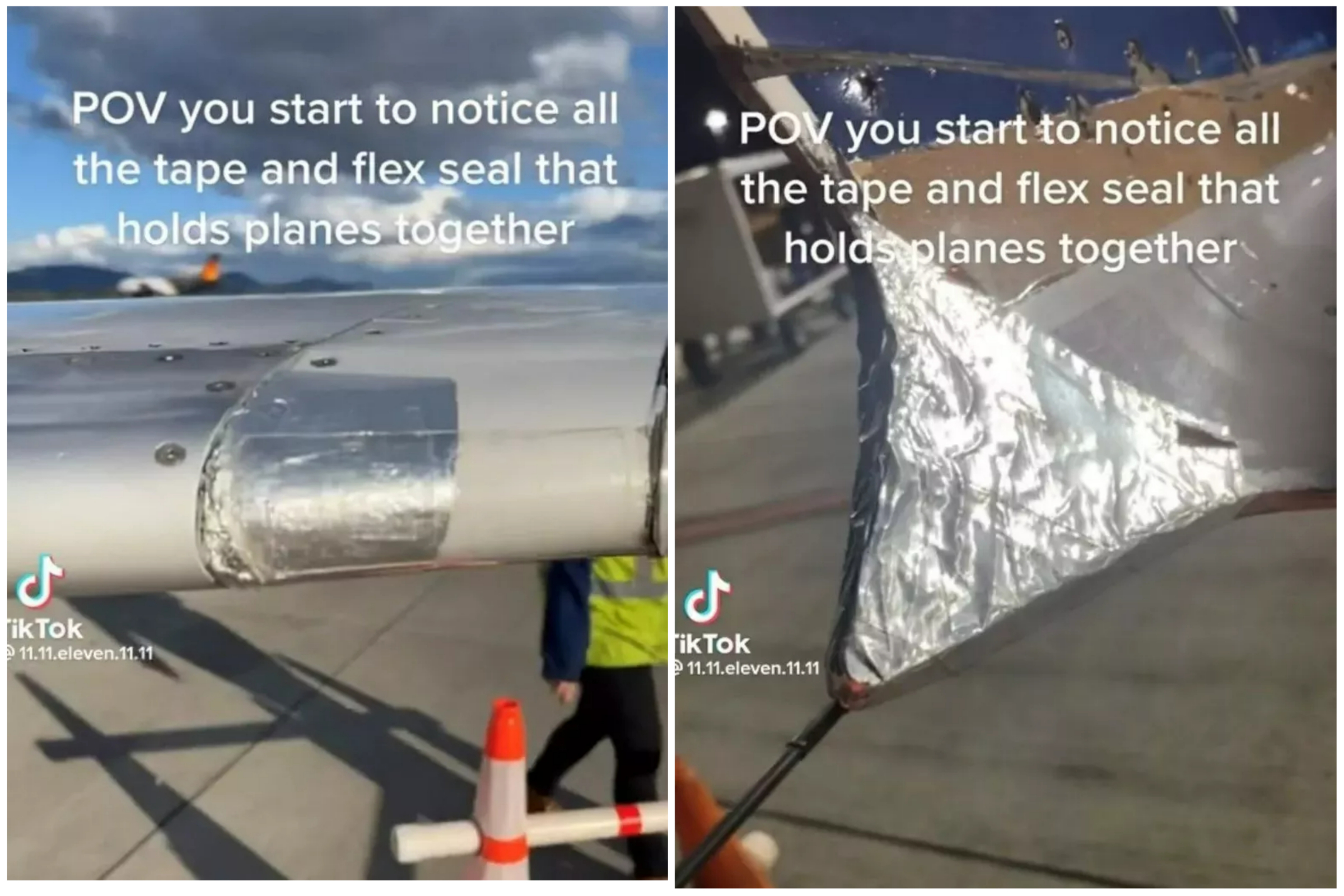 Duct-taping on planes is having a moment - The Washington Post