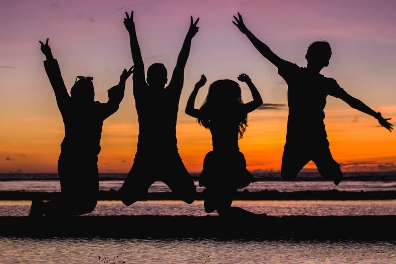 Youth on beach