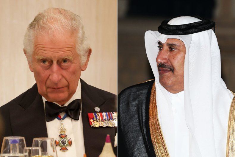 Prince Charles and Hamad Bin Jassim