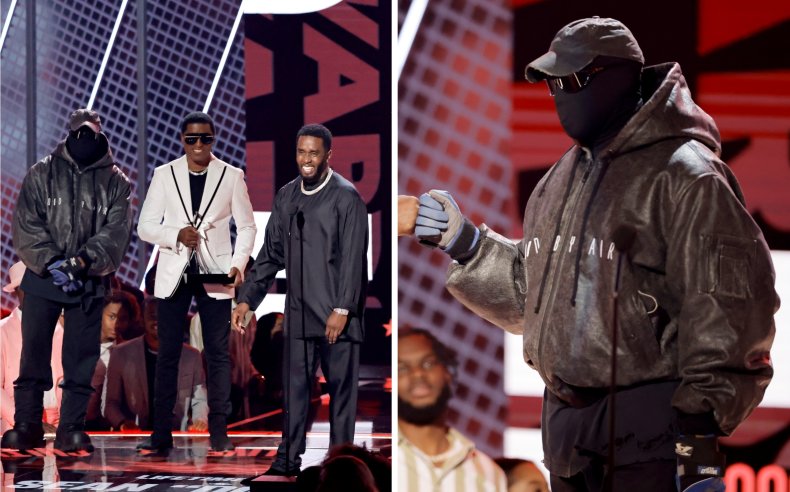 Sean Diddy Combs an Kanye West BETAwards