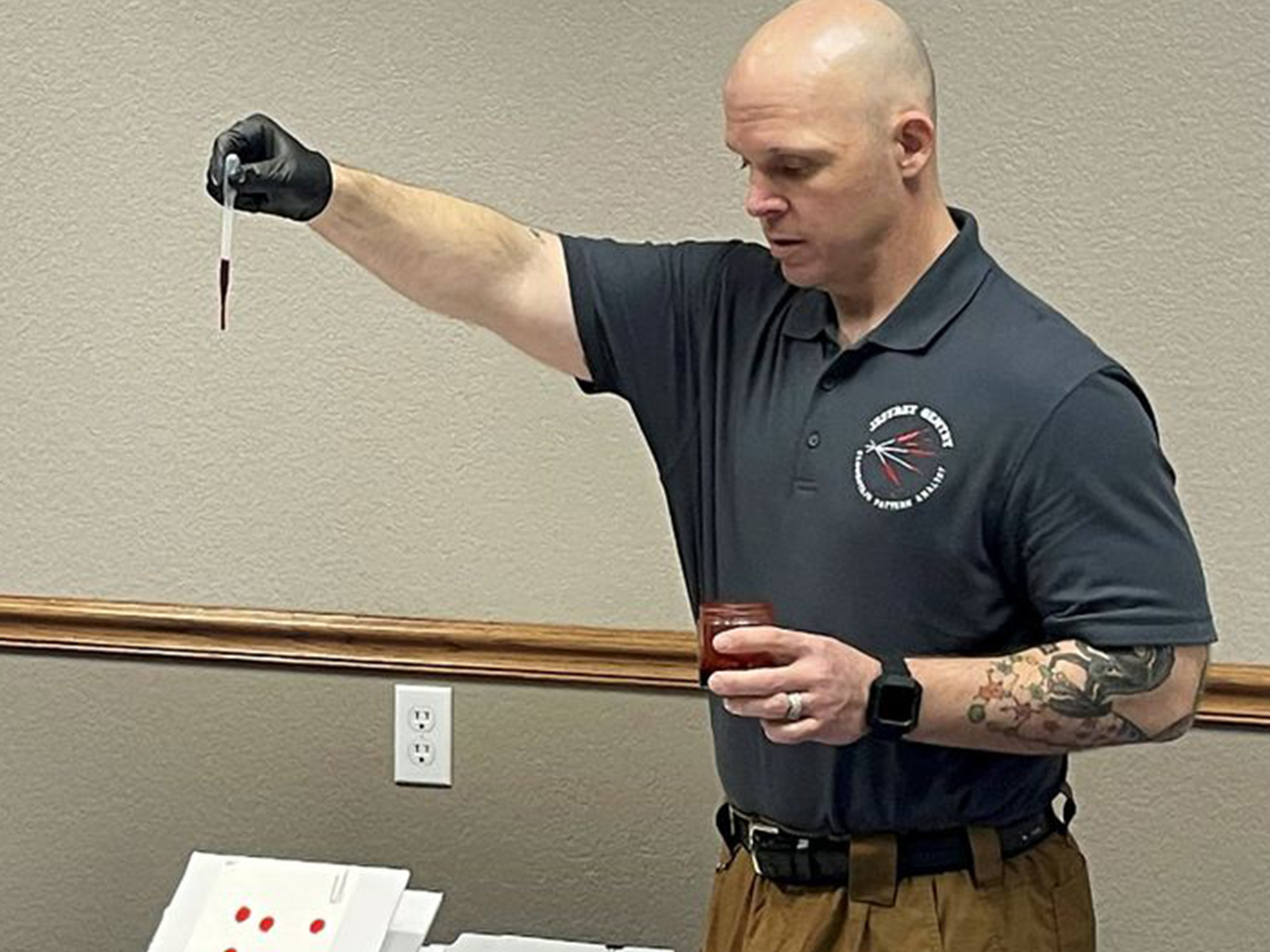 TikTok Forensics Expert Uses Own Blood To Show How Murders Are Solved