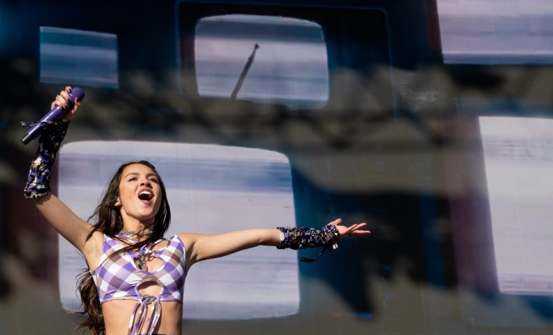 Olivia Rodrigo at Glastonbury Festival