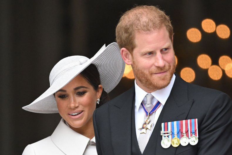 Meghan and Harry at Platinum Jubilee