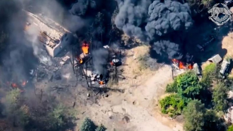 Ukraine hits Russian MLRS