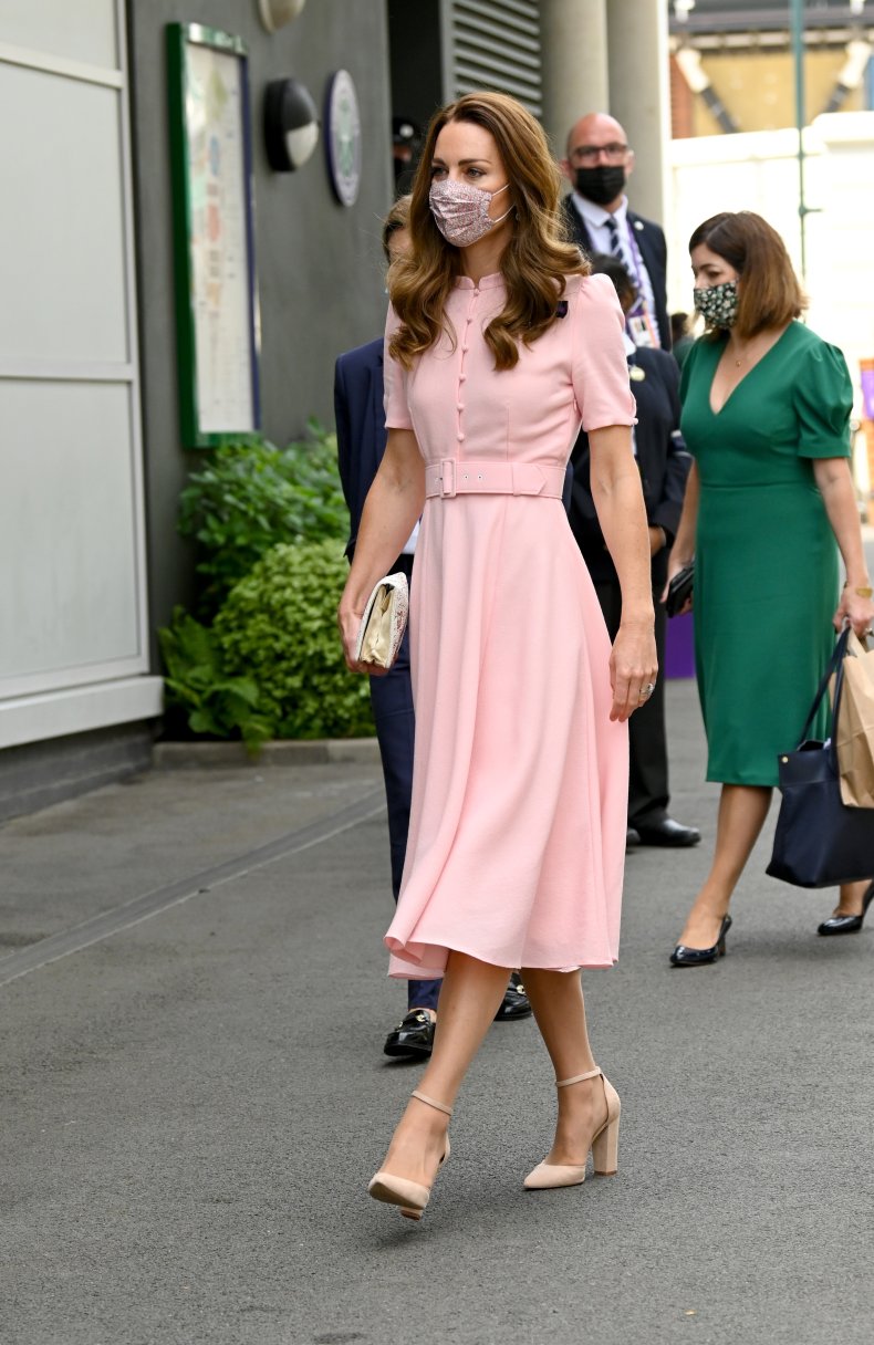 Kate Middleton at the 2021 Wimbledon Championships