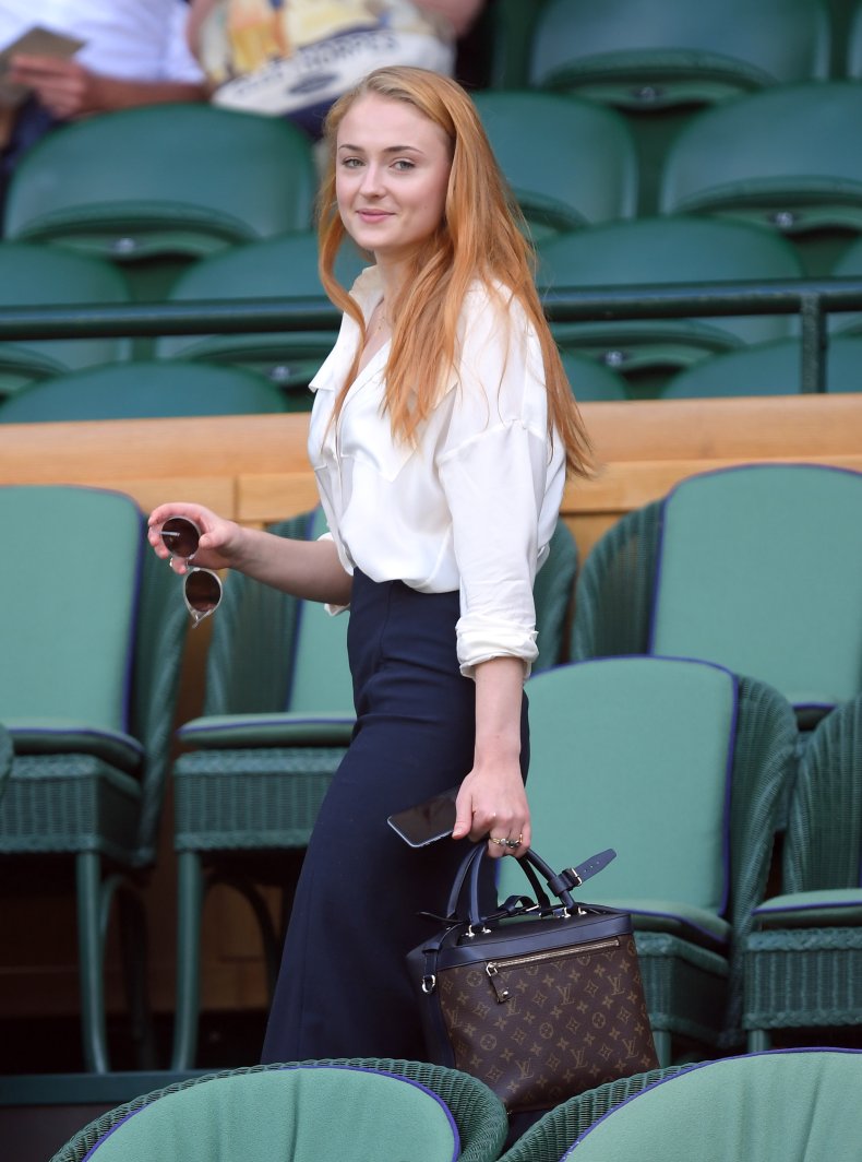 Sophie Turner at the 2016 Wimbledon Championship