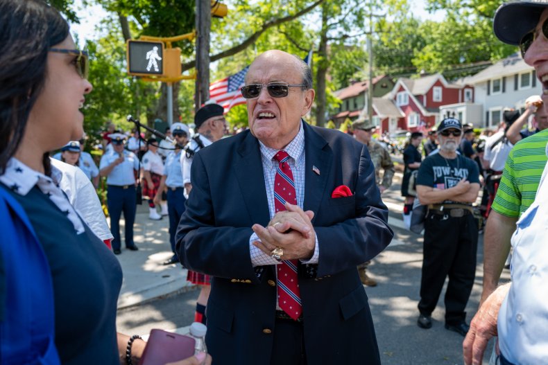  Rudy Giuliani at Memorial Day Event