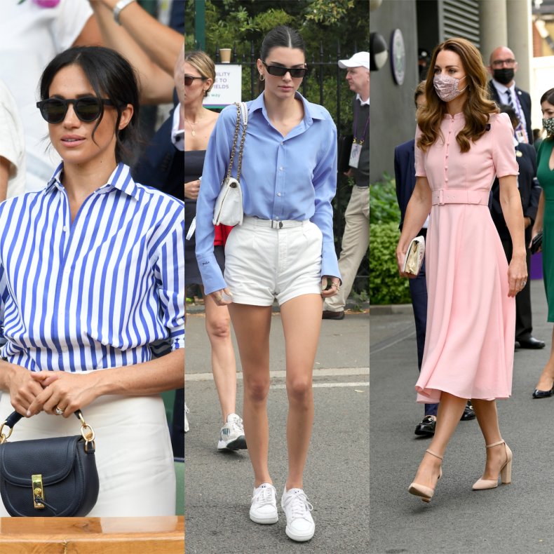 Megan Markle, Kendall Jenner, Kate Middleton Wimbledon