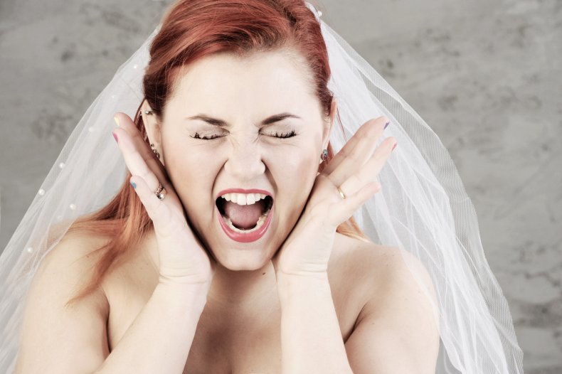 Upset bride