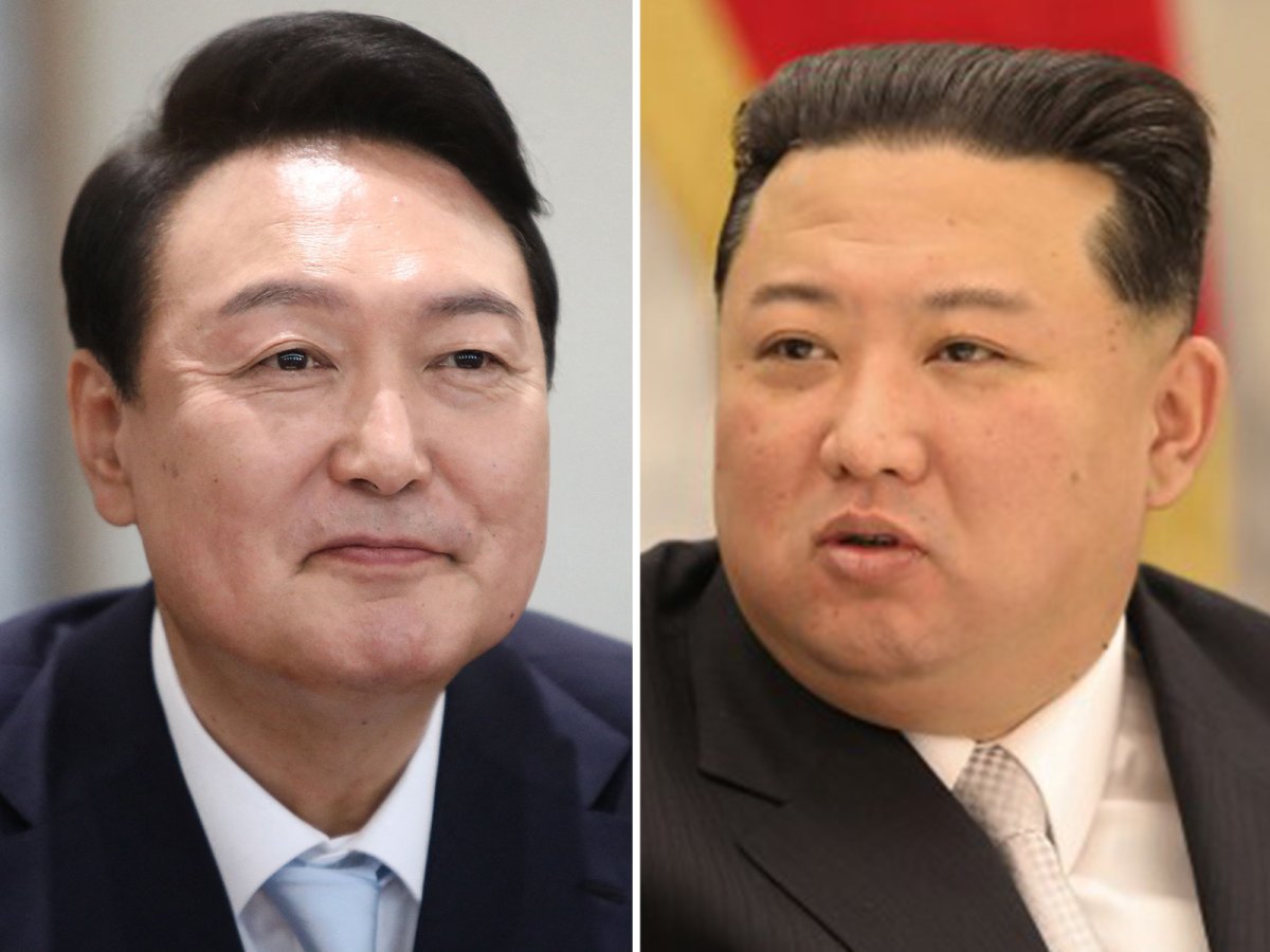 South, Korea, Yoon, and, North, Korea, Kim