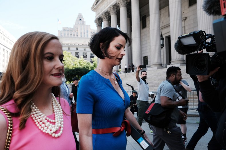 Elizabeth Stein, Sarah Ransome at Maxwell Sentencing