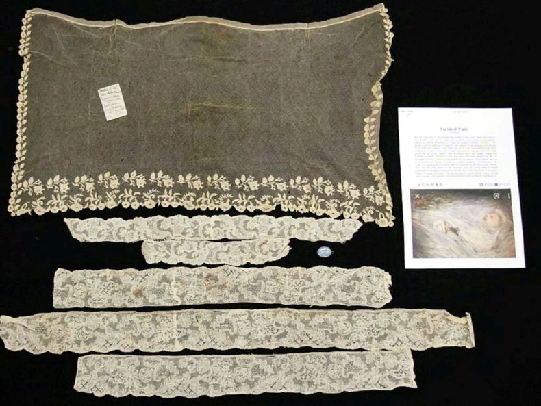 Queen Victoria shroud