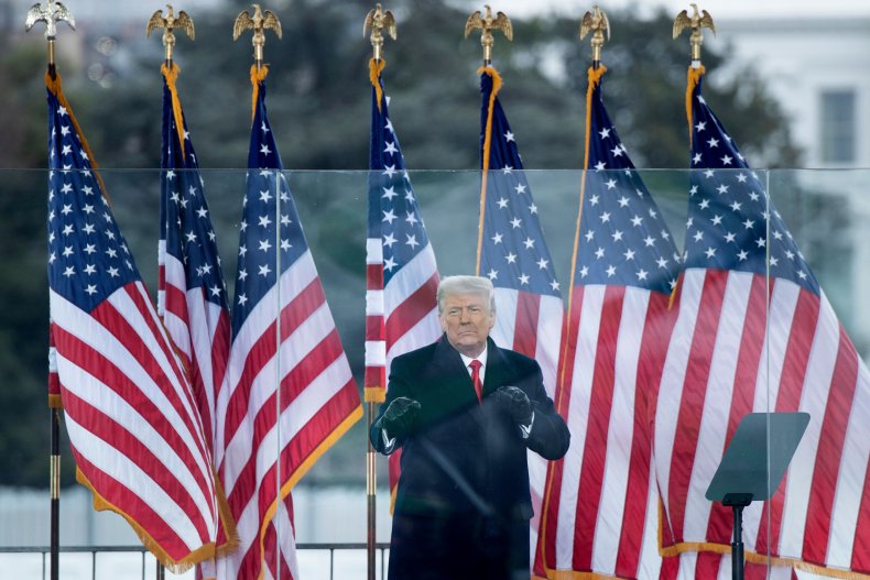 Donald Trump on January 6