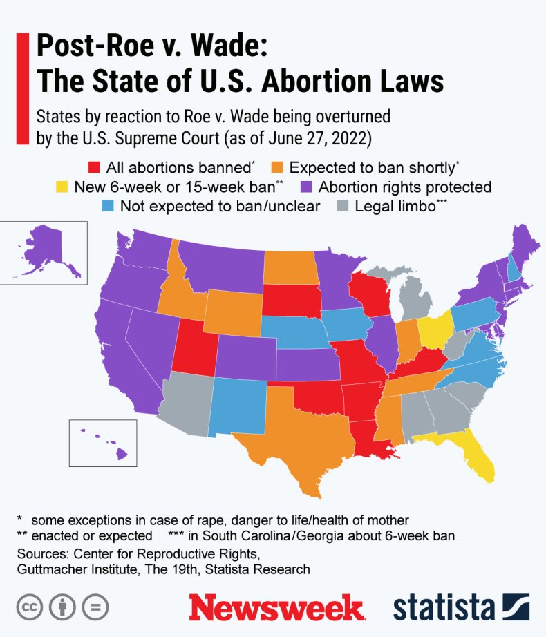 State of U.S. abortion laws