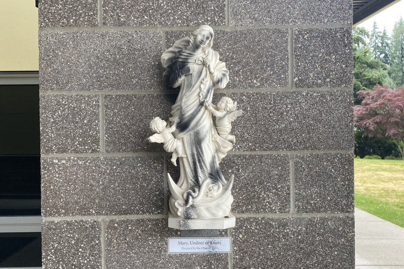 Vandalism at St. Louise Catholic Church