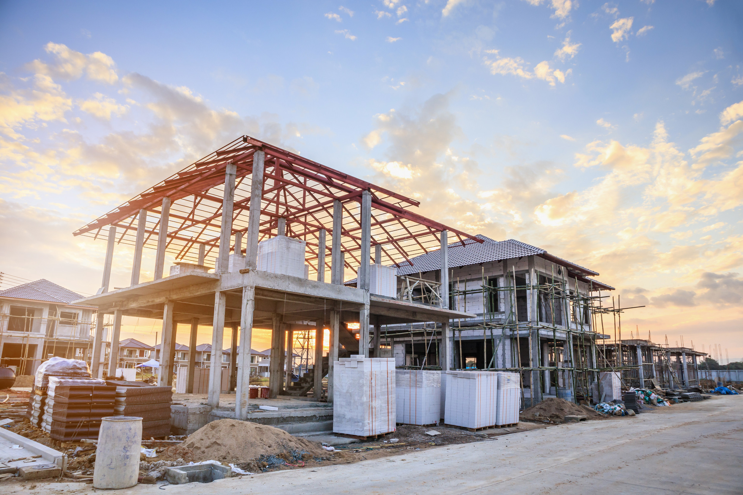 new house in progress