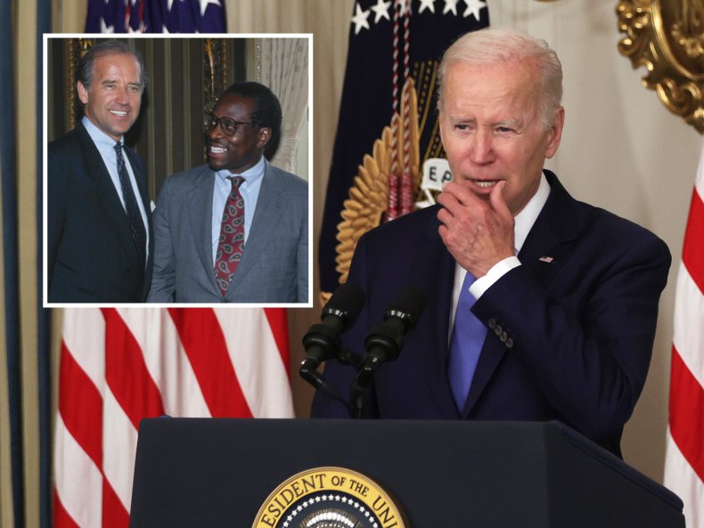 Joe Biden and Clarence Thomas
