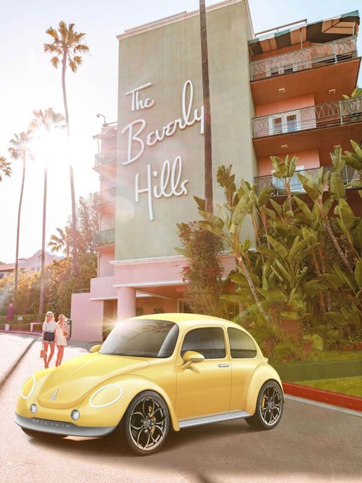 Milivie VW Beetle tribute model