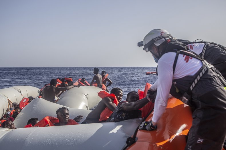 Migrant dinghy sinks in Mediterranean