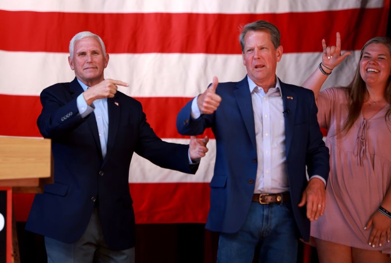 brian kemp mike pence