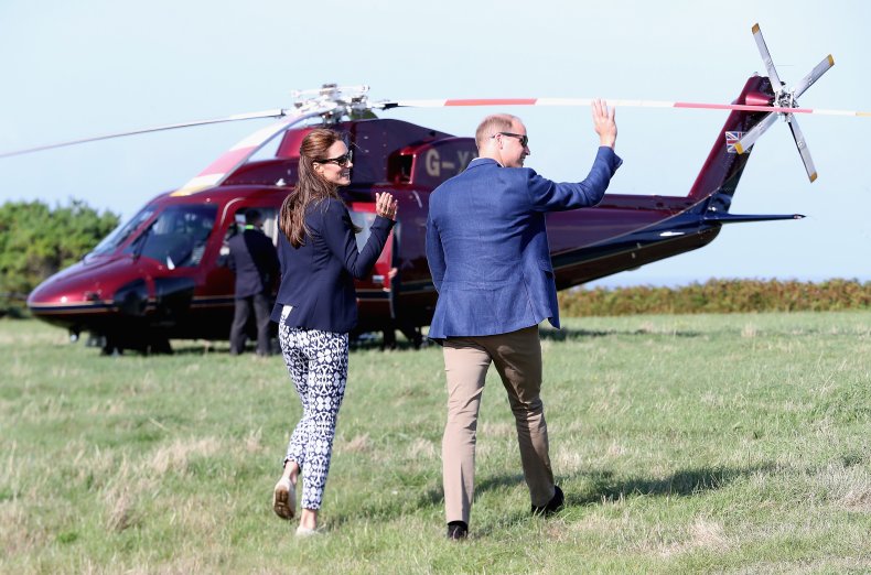 Prince William Kate Middleton Royal Helicopter