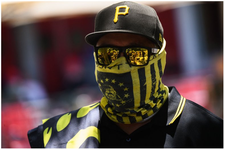 Photo of a Proud Boys member
