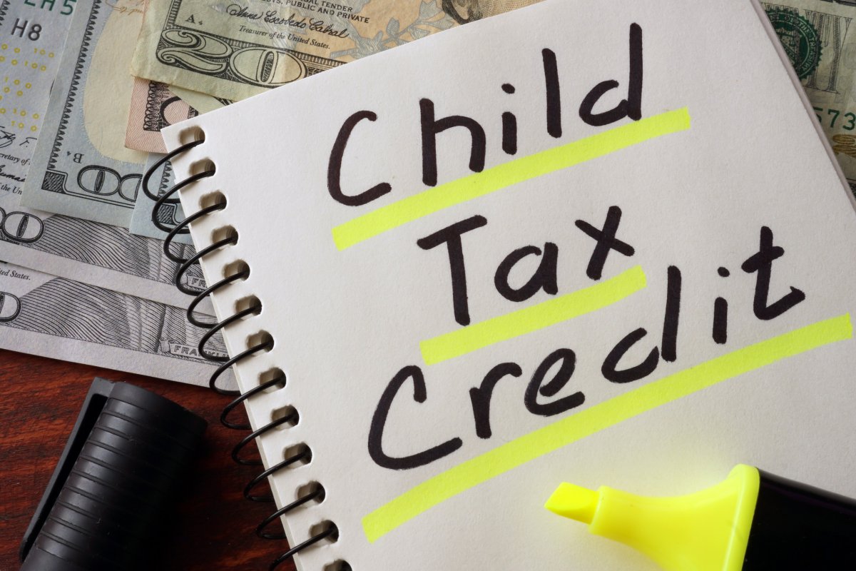 Child tax credit stock photo