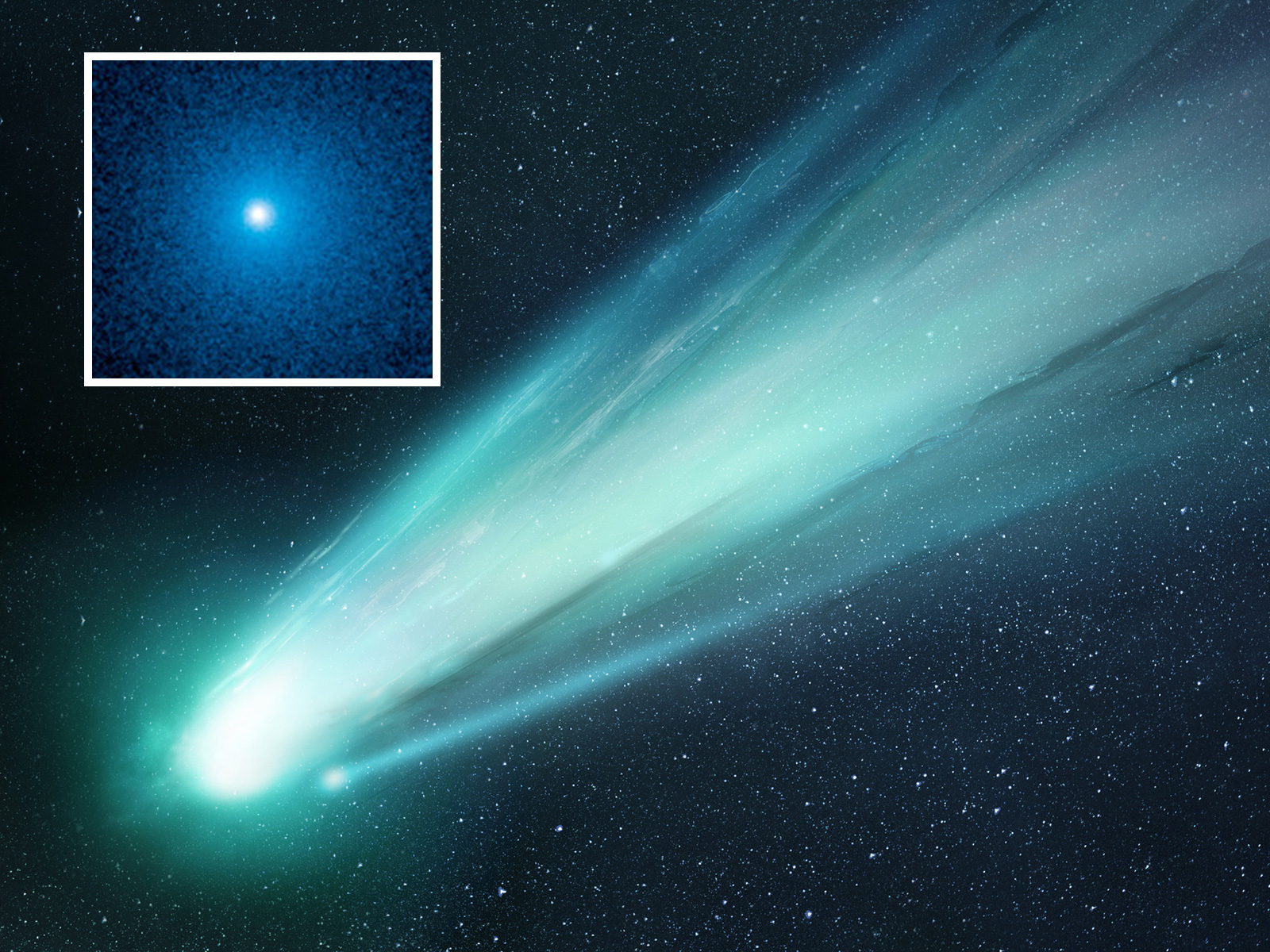 Comet coming towards clearance earth