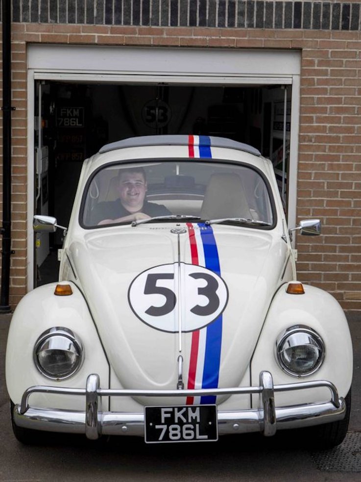 Ross Nicholson makes replica Herbie VW car