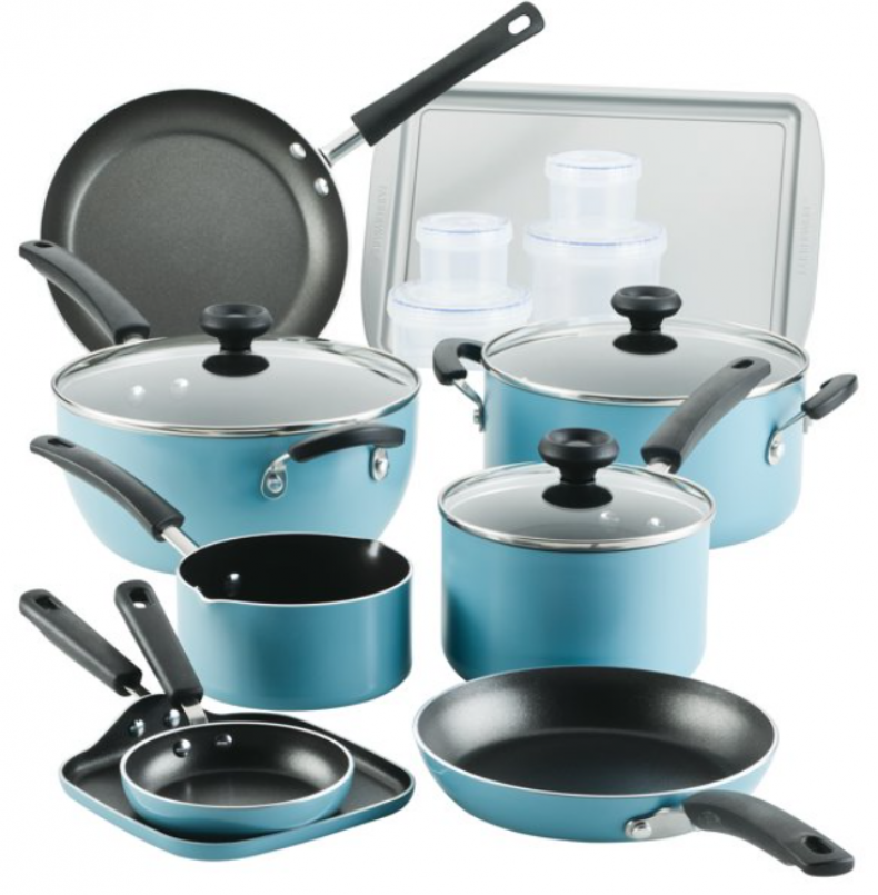 Farberware 20 Pc Easy Clean Aluminum Nonstick