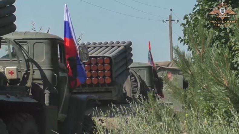 DPR troops launch missiles at Avdiivka targets