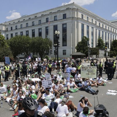 Abortion Rights Activists Sit In Abortion Rights Activists Sit In