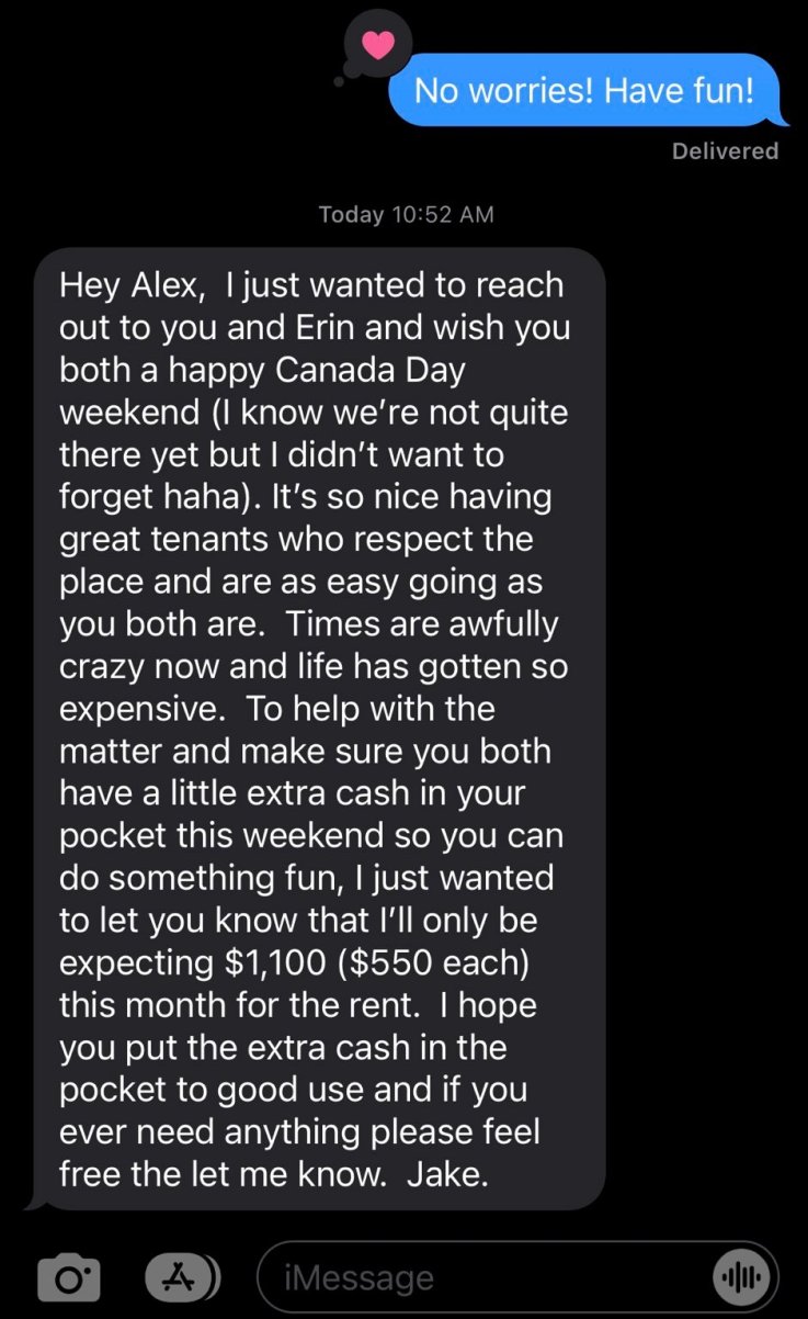 Landlord text