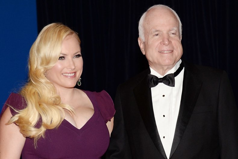 Meghan McCain and late Senator John McCain