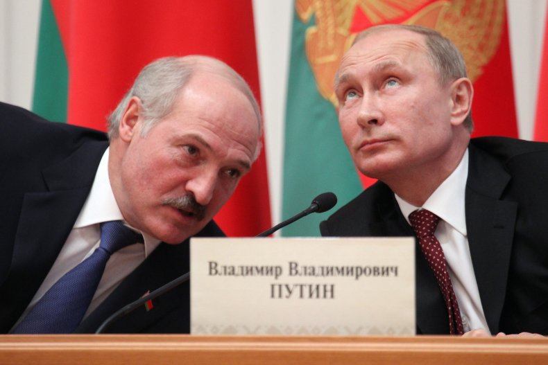 Lukashenko and Putin 