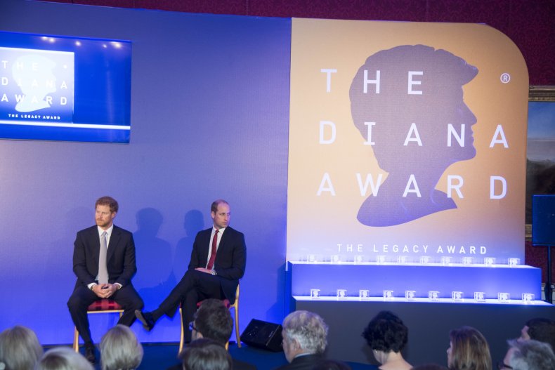 Prince William and Prince Harry Diana Award