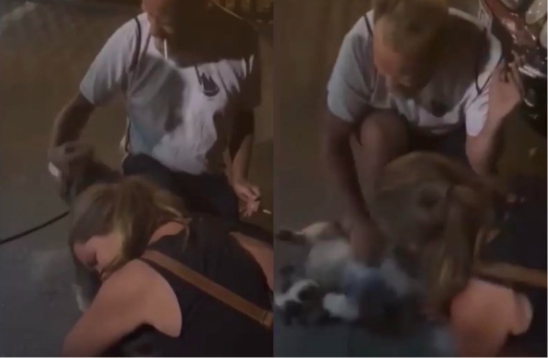 Jolie and her owners